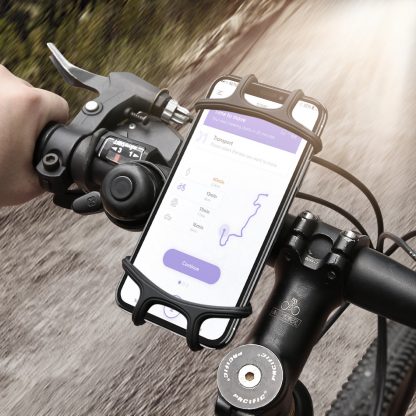 Support de téléphone pour vélo en silicone